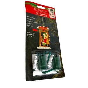 Vintage Silvestri Rotating Ornament Motor 2-Pack Christmas New